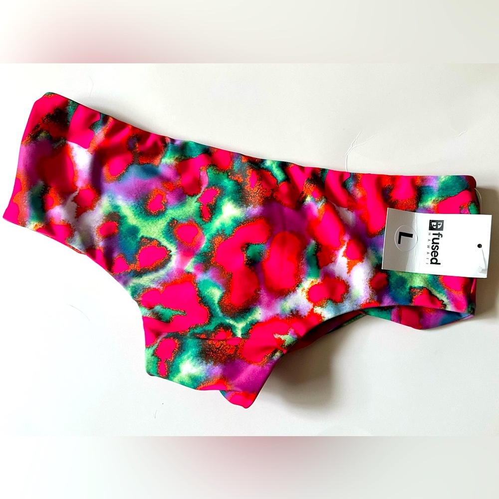 Fused Hawaii Kona Bikini Bottom Party Time Print